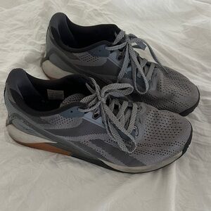 Reebok Gray and Black Athletic Shoes
